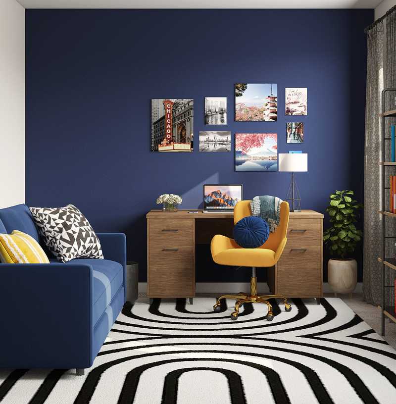 Contemporary, Modern, Classic, Transitional Office Design by Havenly Interior Designer Hanna