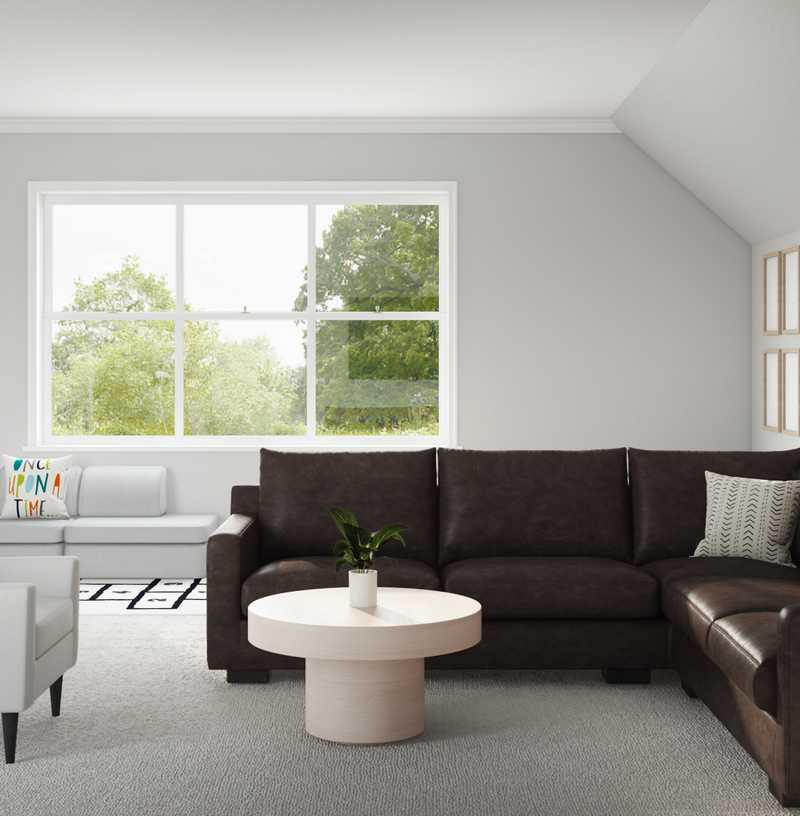 Classic, Farmhouse, Minimal Playroom Design by Havenly Interior Designer Alexandra