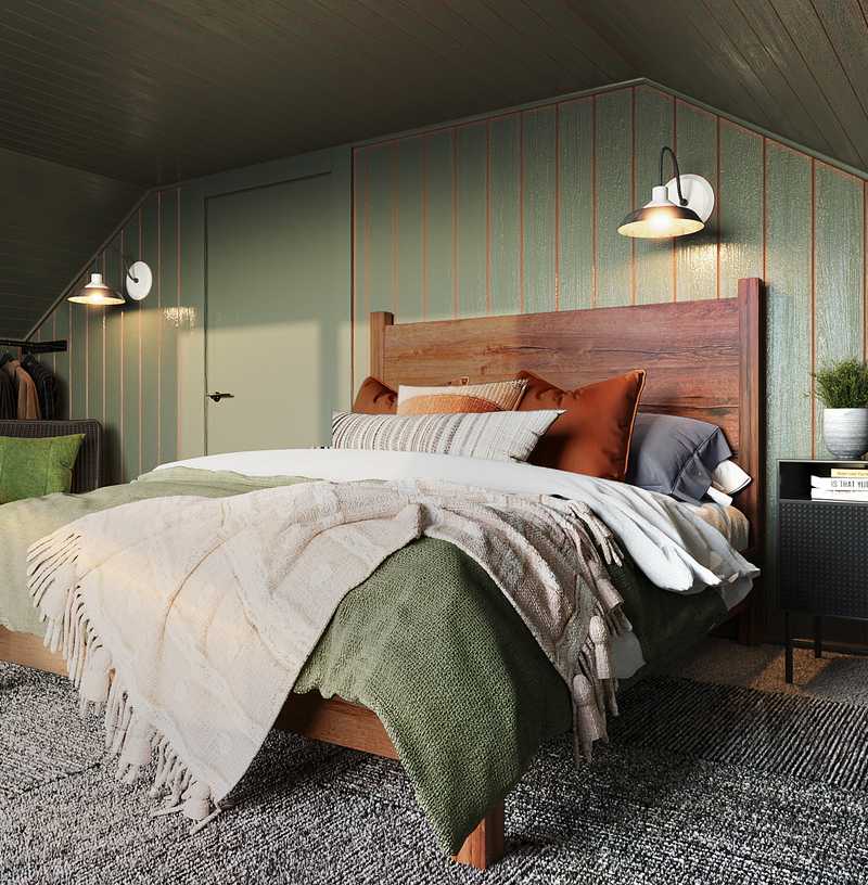 Modern, Industrial Bedroom Design by Havenly Interior Designer Michelle