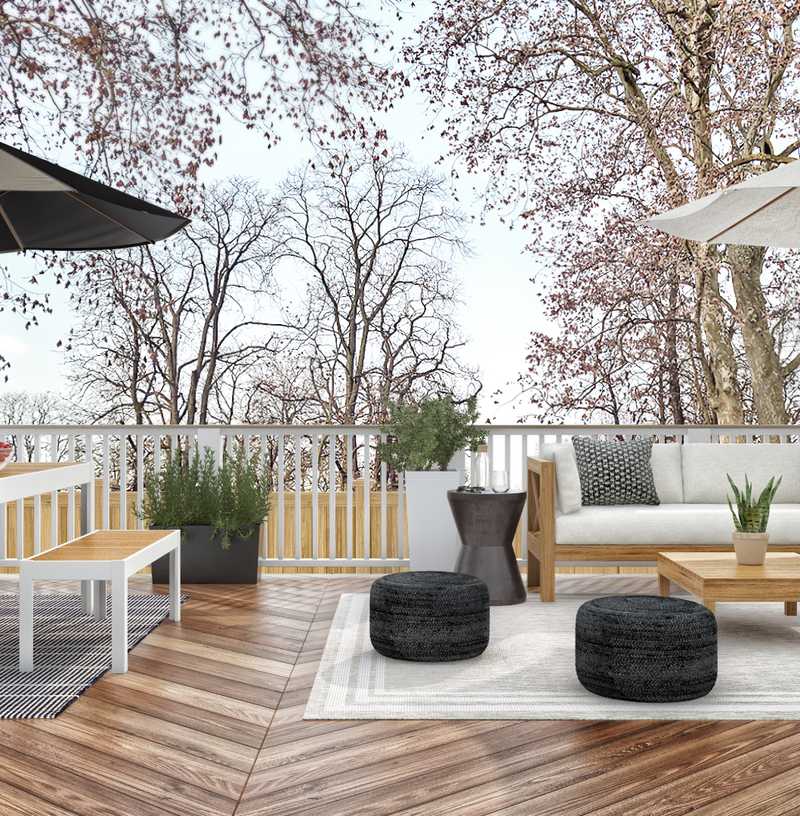 Contemporary, Modern Outdoor Space Design by Havenly Interior Designer Ingrid