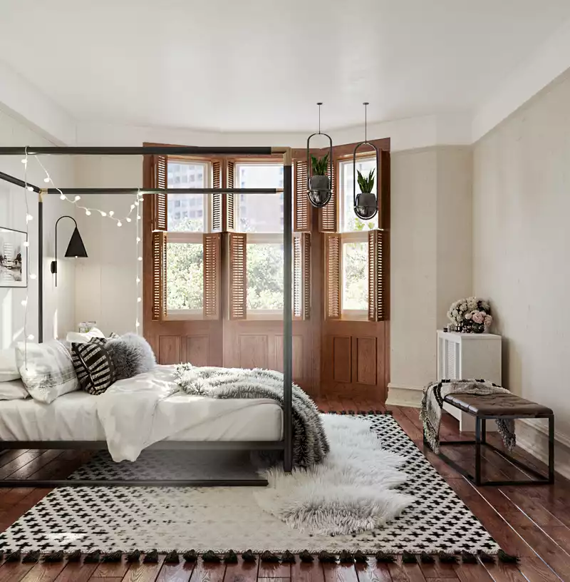 Eclectic, Bohemian Bedroom Design by Havenly Interior Designer Kristin