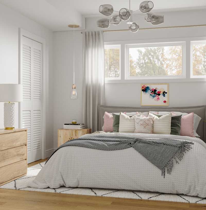 Modern, Eclectic, Bohemian Bedroom Design by Havenly Interior Designer Stefhaniene