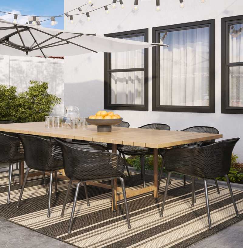 Modern, Minimal Outdoor Space Design by Havenly Interior Designer Leigh