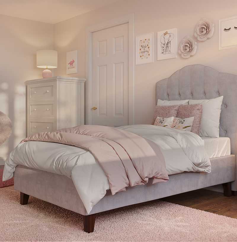 Modern, Glam, Classic Contemporary, Preppy Bedroom Design by Havenly Interior Designer Manasi