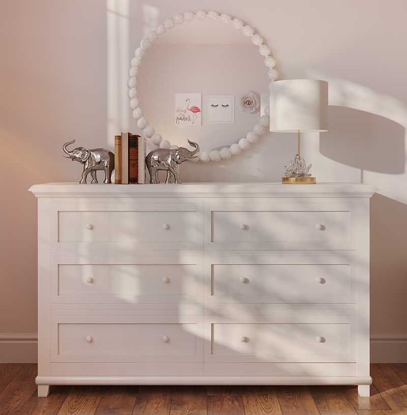 Modern, Glam, Classic Contemporary, Preppy Bedroom Design by Havenly Interior Designer Manasi