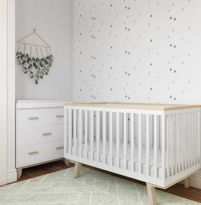 Eclectic, Midcentury Modern Nursery Design by Havenly Interior Designer Kaylee