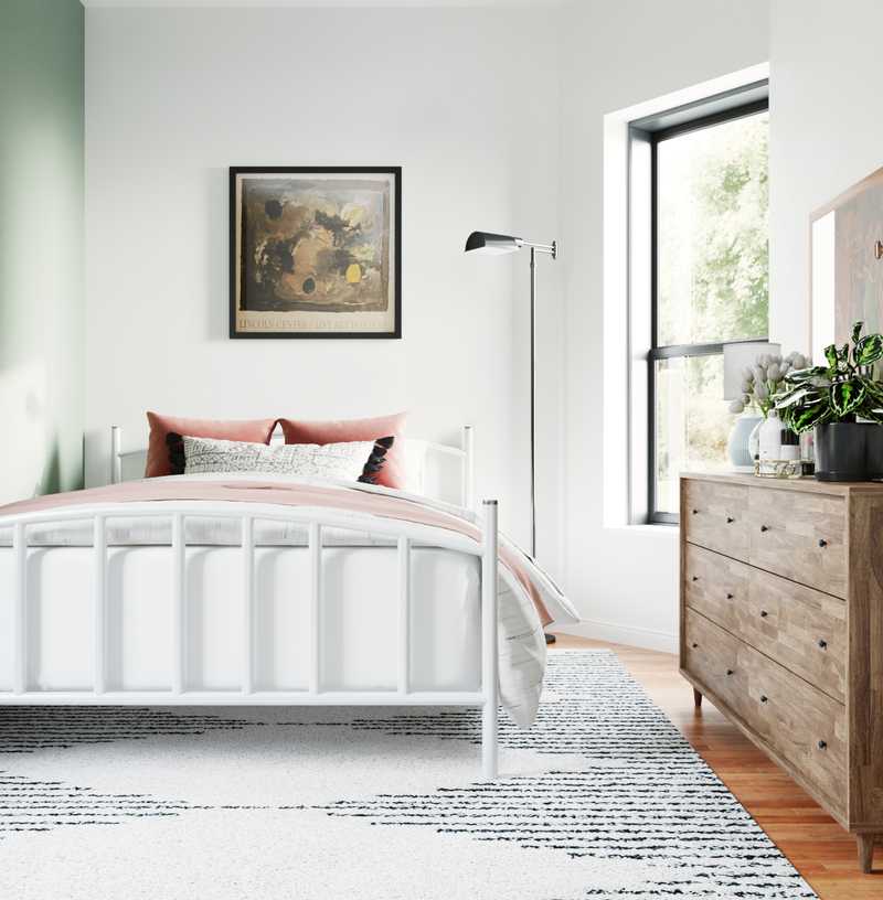 Modern, Classic, Midcentury Modern Bedroom Design by Havenly Interior Designer Carla