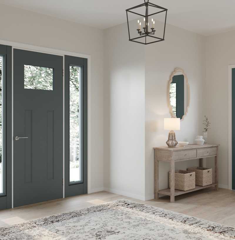 Classic, Traditional, Farmhouse Entryway Design by Havenly Interior Designer Paulina