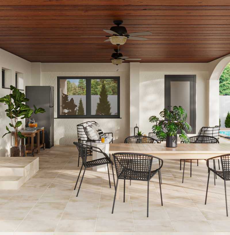 Modern, Transitional Outdoor Space Design by Havenly Interior Designer Jennifer