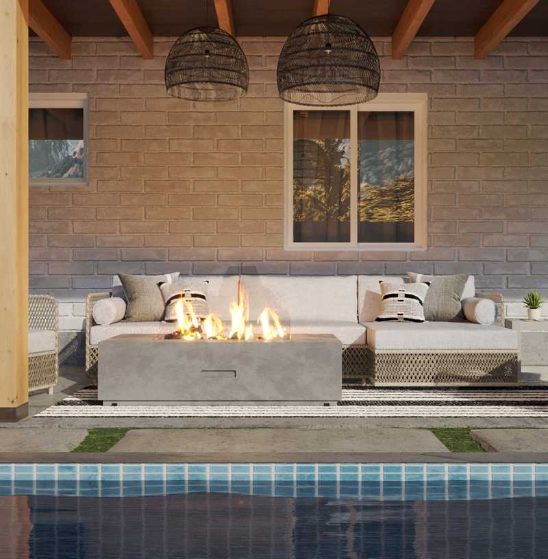 Modern, Classic Outdoor Space Design by Havenly Interior Designer Caroline