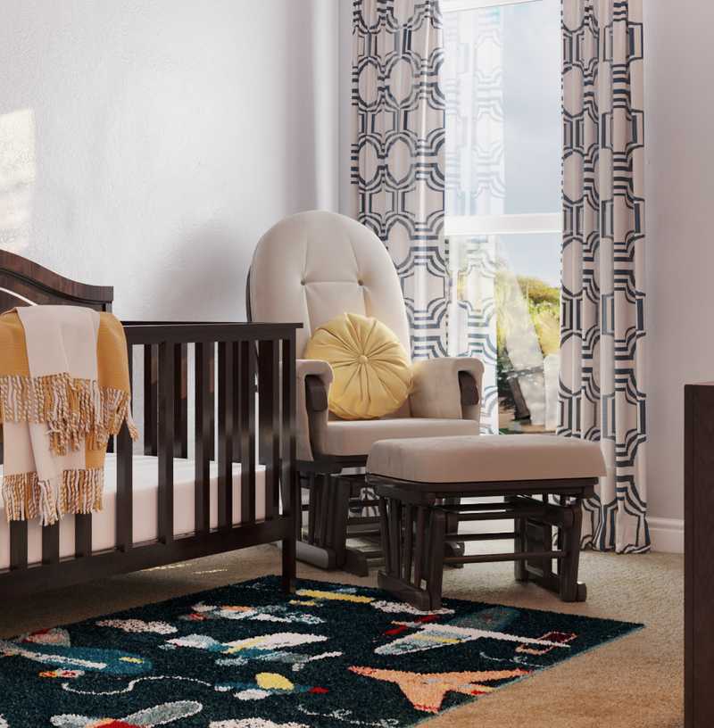 Classic, Traditional, Farmhouse, Vintage, Country Nursery Design by Havenly Interior Designer Kylie
