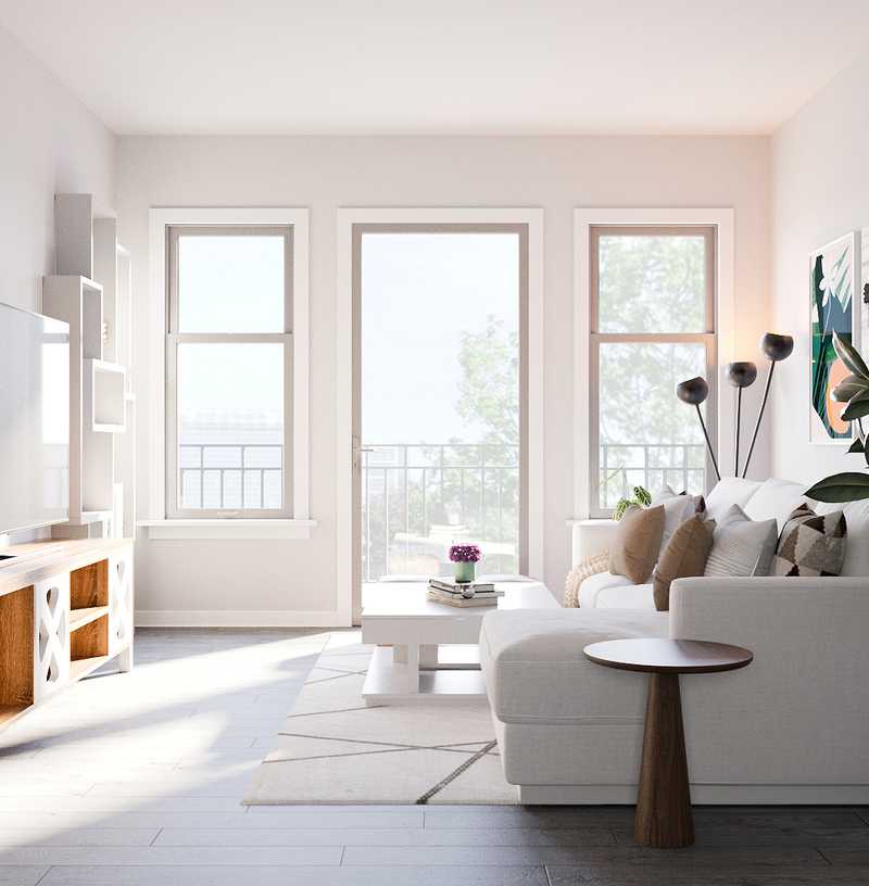 Modern, Classic, Glam, Classic Contemporary Living Room Design by Havenly Interior Designer Manasi