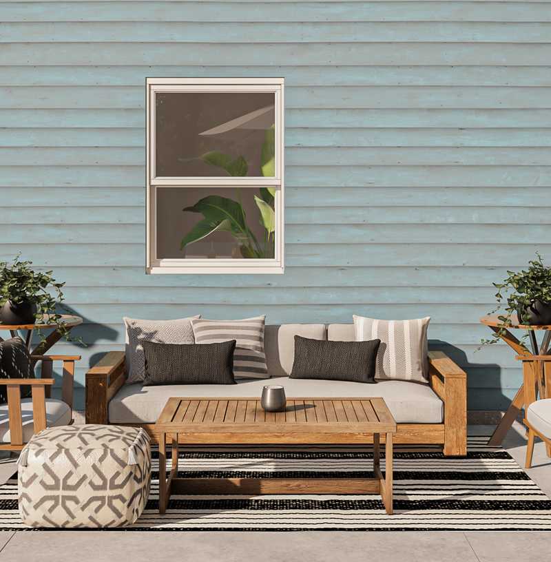 Bohemian, Traditional, Farmhouse, Transitional Outdoor Space Design by Havenly Interior Designer Taylor