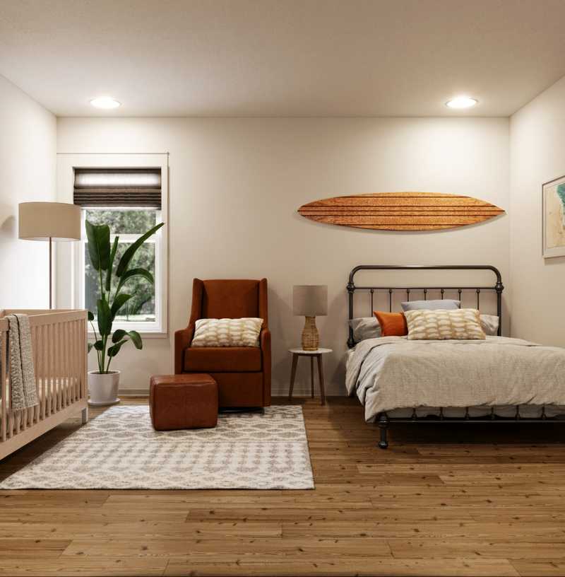 Modern, Bohemian, Coastal, Scandinavian Nursery Design by Havenly Interior Designer Lena