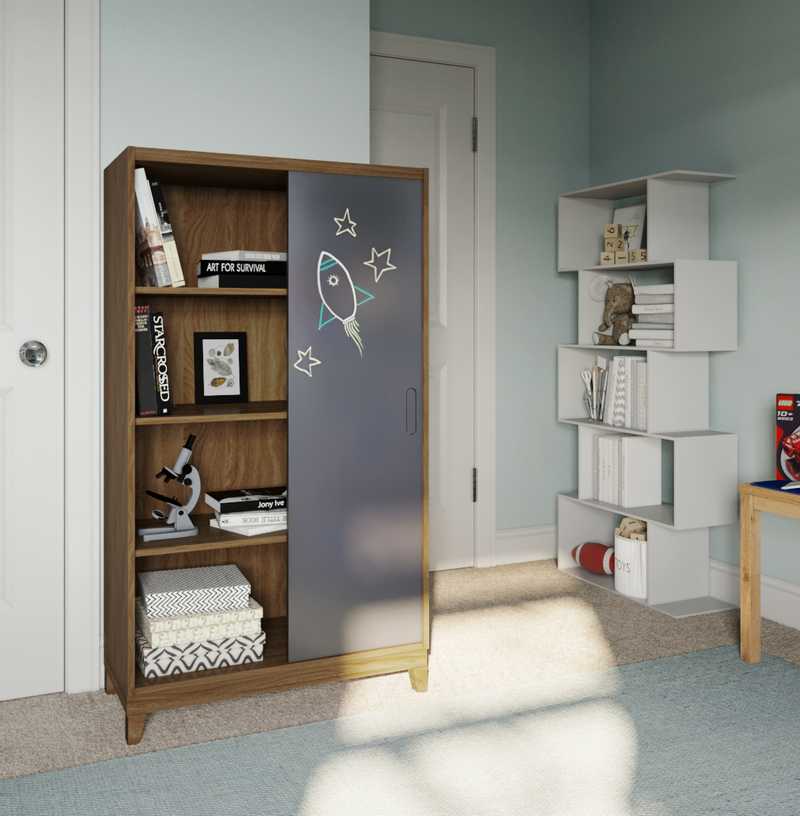 Modern, Industrial Bedroom Design by Havenly Interior Designer Fallon