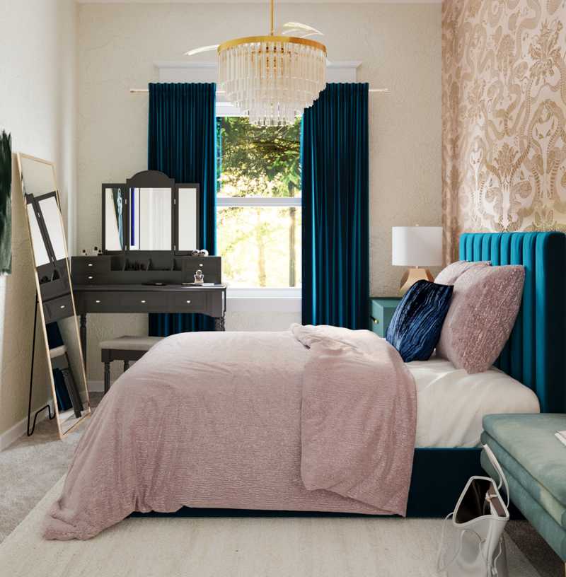 Contemporary, Modern, Eclectic, Glam, Classic Contemporary Not Sure Yet Design by Havenly Interior Designer Karla