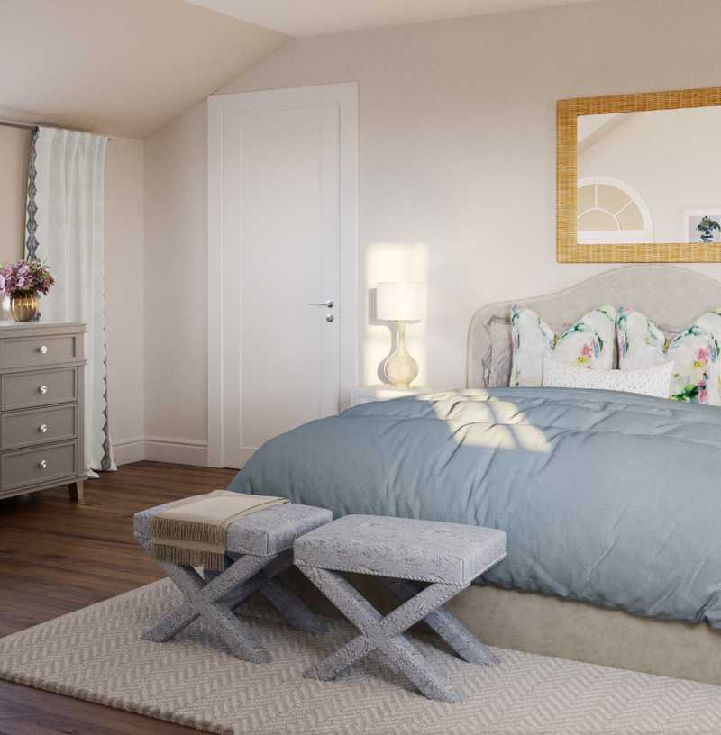 Preppy Bedroom Design by Havenly Interior Designer Kayla