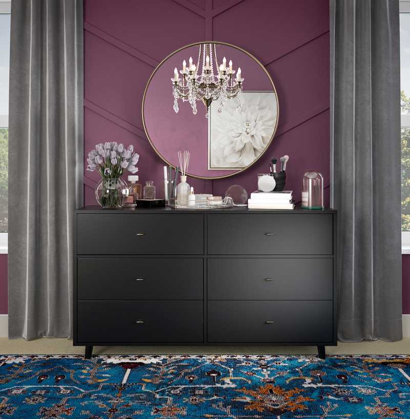 Classic, Glam, Transitional, Classic Contemporary Bedroom Design by Havenly Interior Designer Hanna