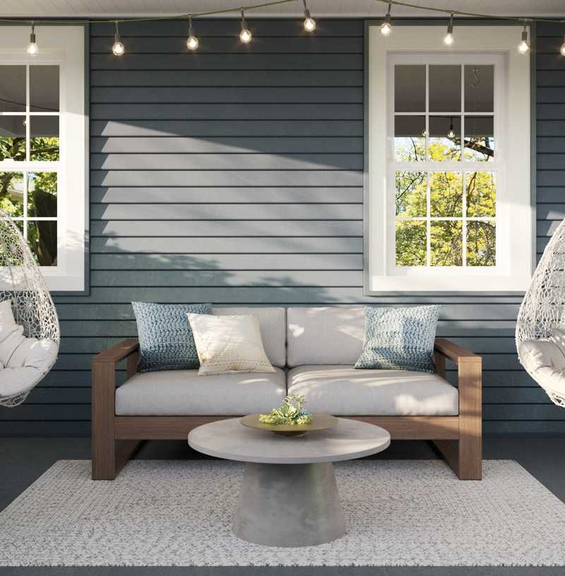 Modern, Coastal Outdoor Space Design by Havenly Interior Designer Elisa