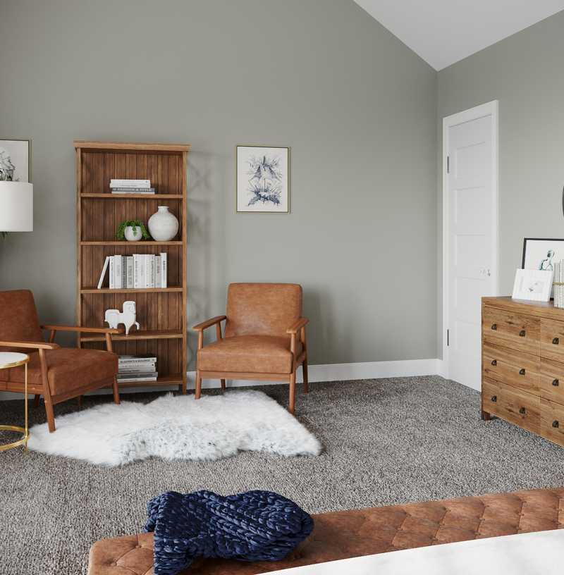 Industrial, Farmhouse, Minimal Bedroom Design by Havenly Interior Designer Mariel