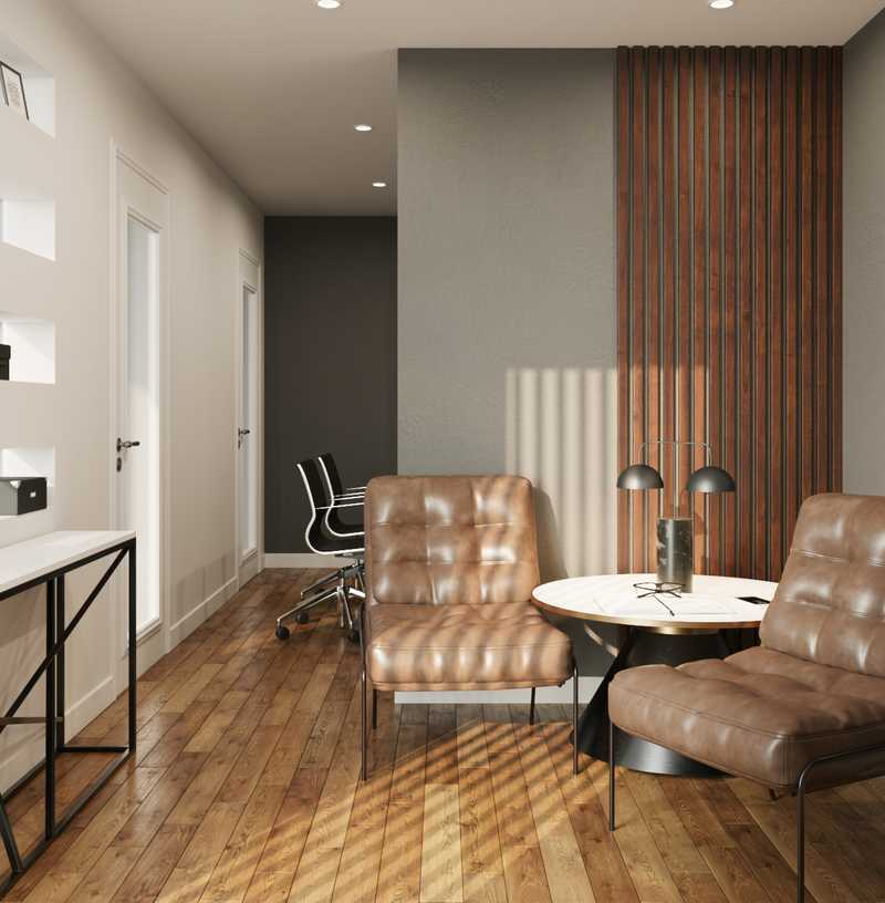 Modern, Industrial Entryway Design by Havenly Interior Designer Anny