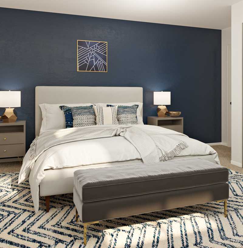 Modern, Midcentury Modern Not Sure Yet Design by Havenly Interior Designer Mercedes