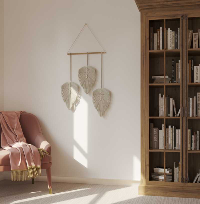 Eclectic, Bohemian, Rustic Bedroom Design by Havenly Interior Designer Haley