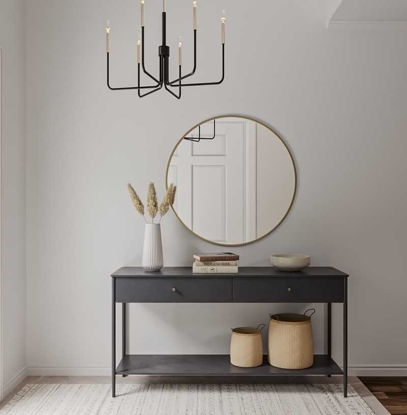 Contemporary, Classic, Bohemian, Coastal, Farmhouse, Transitional Entryway Design by Havenly Interior Designer Ilona