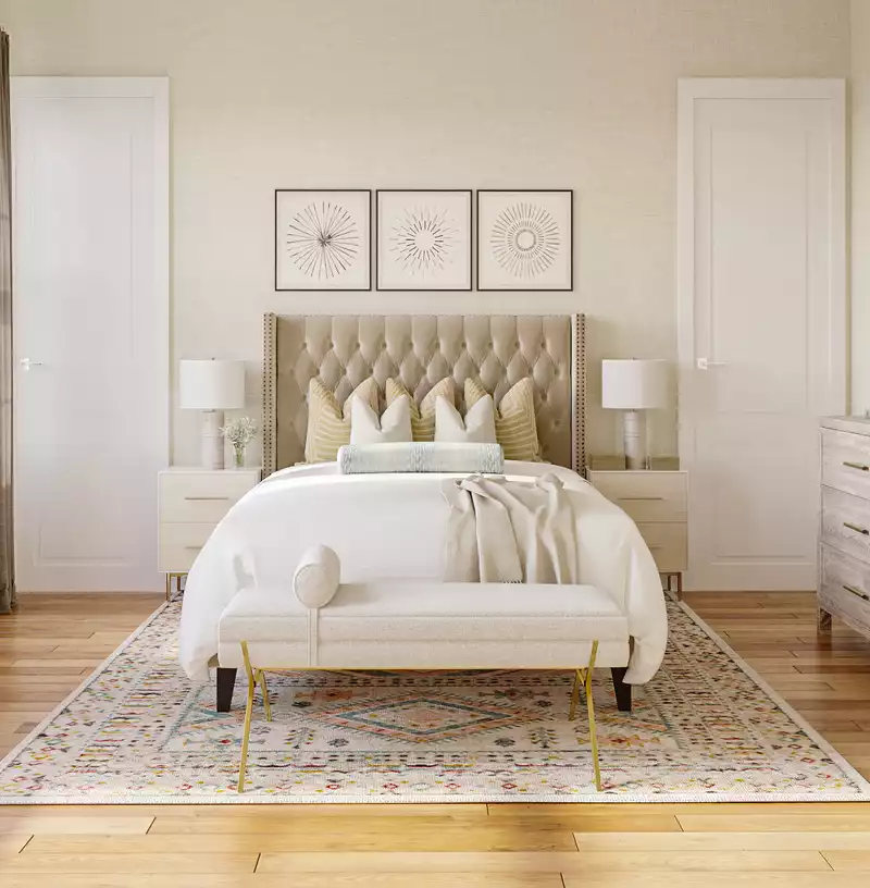 Modern, Classic Bedroom Design by Havenly Interior Designer Ana