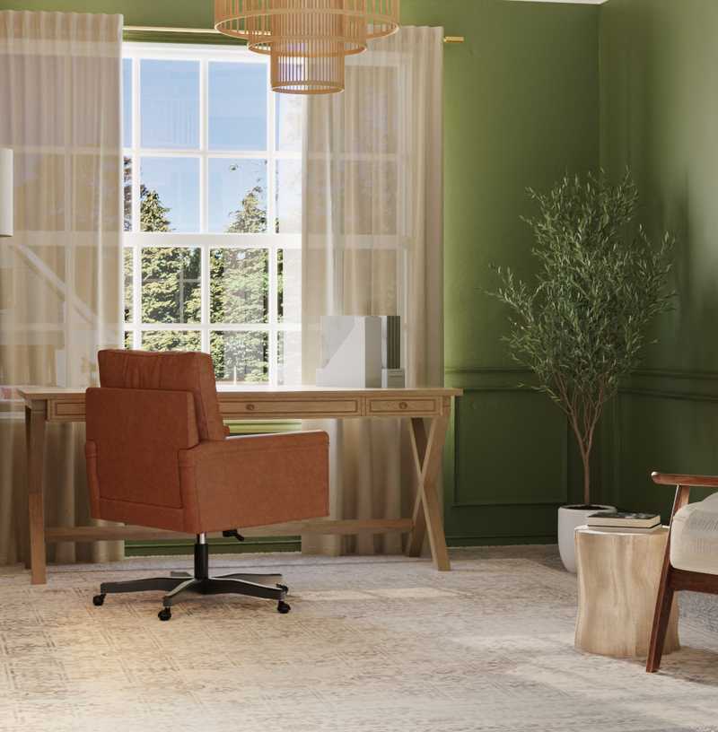 Modern, Classic, Industrial, Traditional, Farmhouse, Rustic, Country, Classic Contemporary Office Design by Havenly Interior Designer Cami