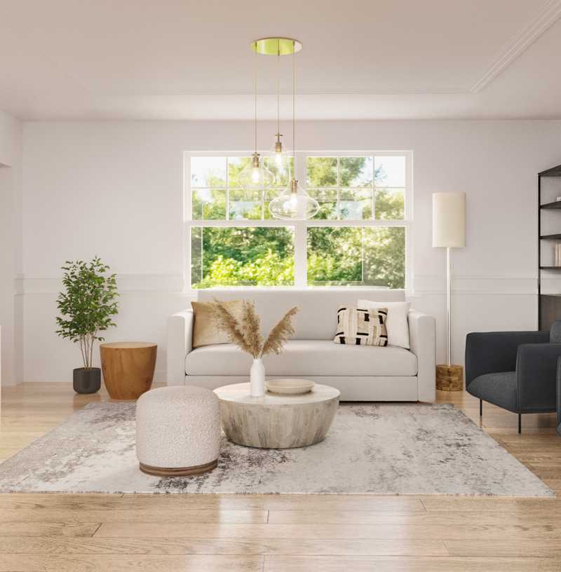 Contemporary Reading Room Design by Havenly Interior Designer Joanna