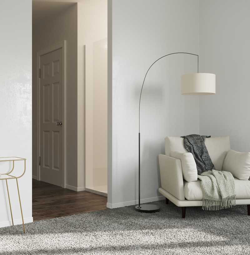 Modern, Industrial, Midcentury Modern Bedroom Design by Havenly Interior Designer Samantha