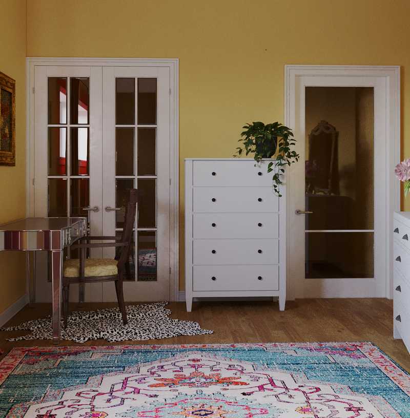 Classic, Eclectic, Glam, Vintage Bedroom Design by Havenly Interior Designer Priscila