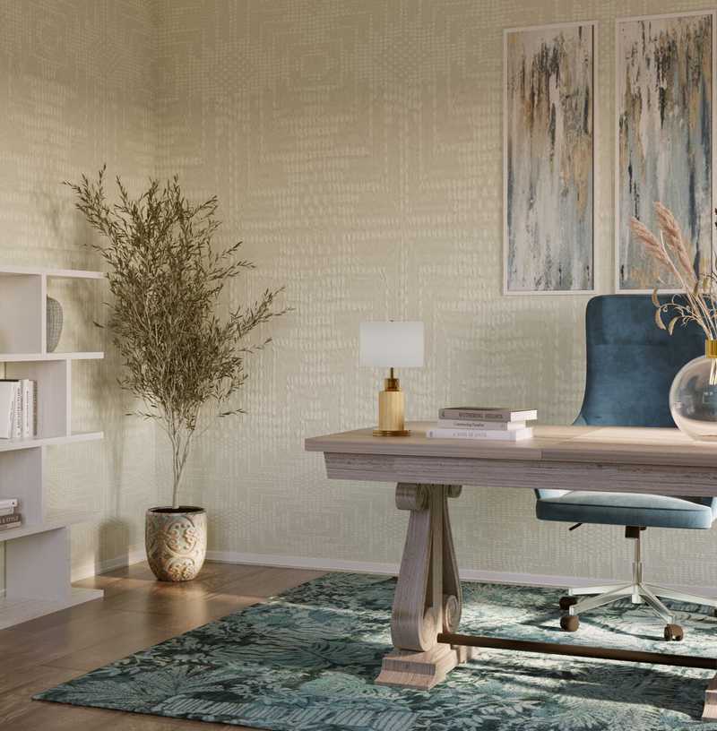 Classic, Scandinavian Office Design by Havenly Interior Designer Eleasud