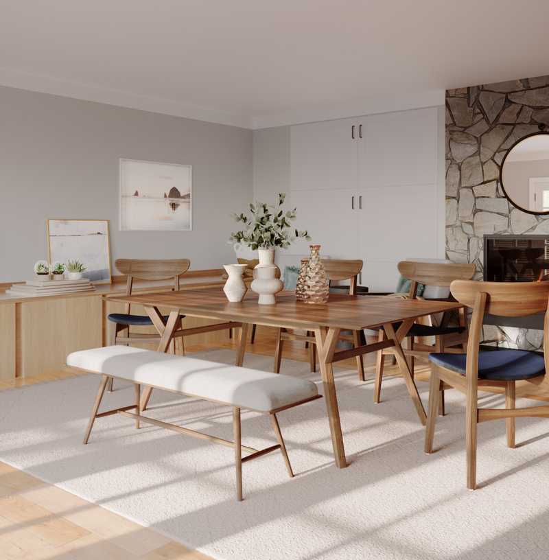 Farmhouse, Global, Midcentury Modern Dining Room Design by Havenly Interior Designer Paola