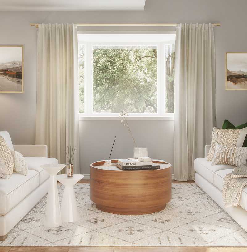 Contemporary, Modern, Scandinavian Living Room Design by Havenly Interior Designer Maria