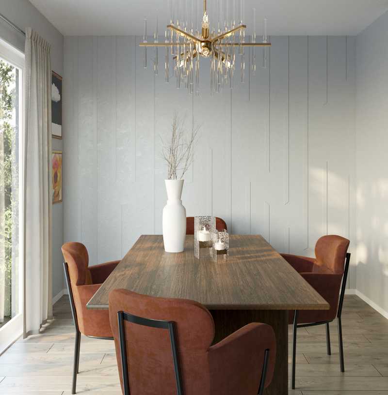 Modern, Eclectic Dining Room Design by Havenly Interior Designer Joanna