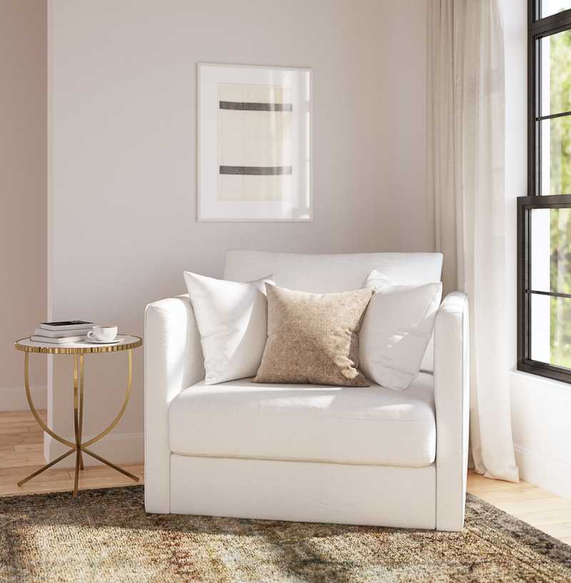 Modern, Bohemian, Farmhouse Reading Room Design by Havenly Interior Designer Legacy