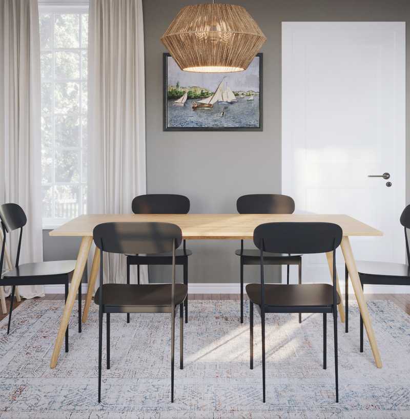 Modern, Classic, Coastal, Minimal Dining Room Design by Havenly Interior Designer Hayley