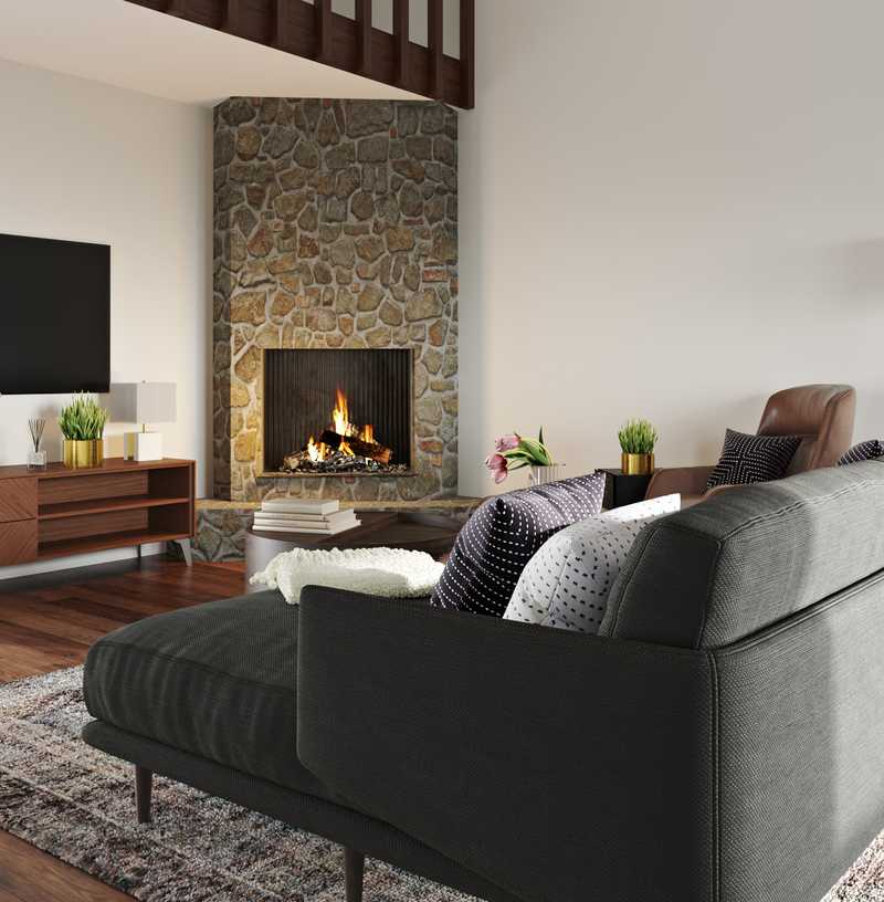 Modern, Classic, Industrial, Transitional Living Room Design by Havenly Interior Designer Manasi