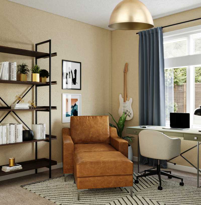 Modern, Scandinavian Office Design by Havenly Interior Designer Alejandra