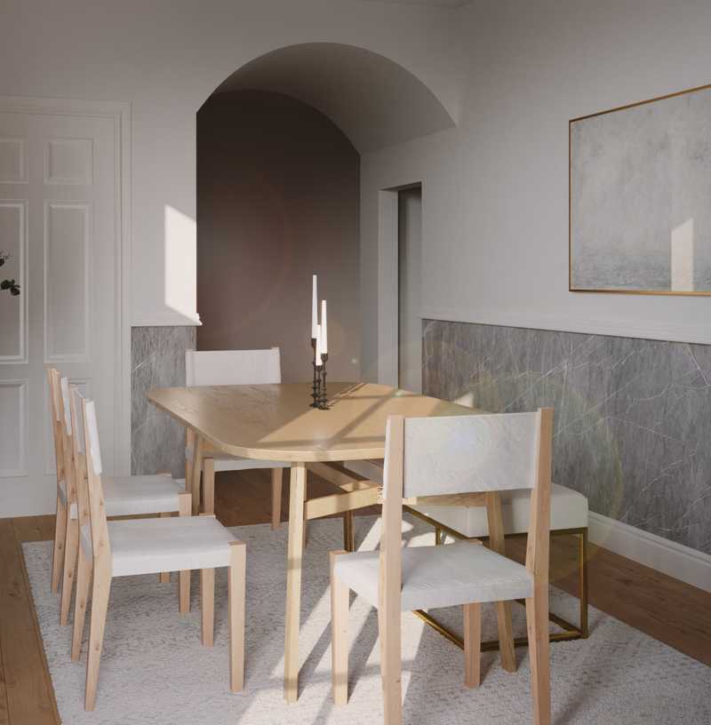Contemporary, Scandinavian Dining Room Design by Havenly Interior Designer Kayla