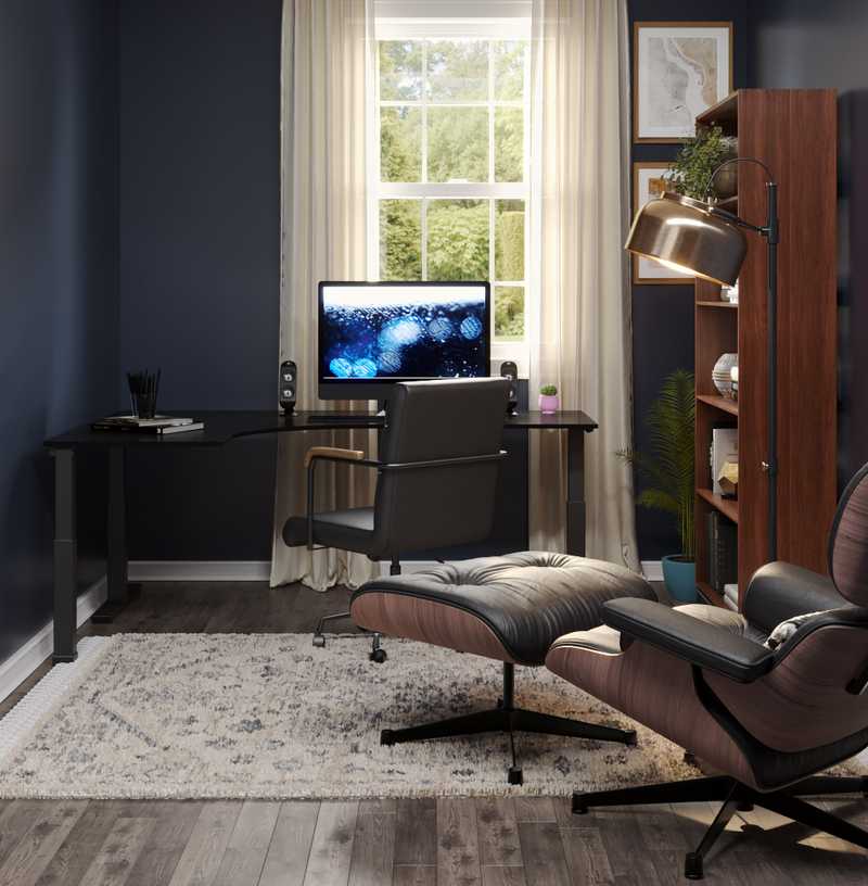 Contemporary, Modern Office Design by Havenly Interior Designer Alejandra