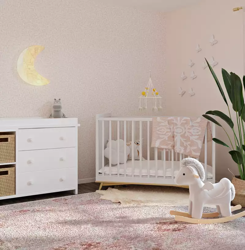 Contemporary, Traditional Nursery Design by Havenly Interior Designer Gabriela