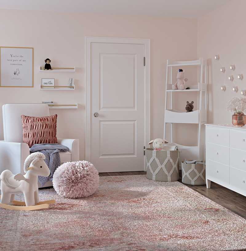 Contemporary, Traditional Nursery Design by Havenly Interior Designer Gabriela