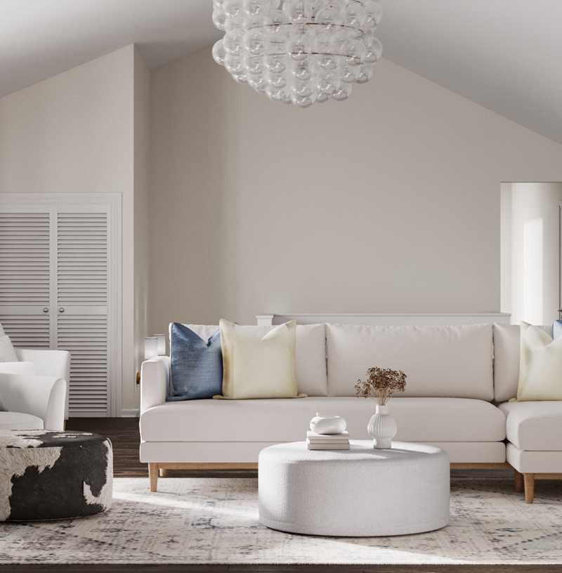 Classic, Coastal Living Room Design by Havenly Interior Designer Dinah