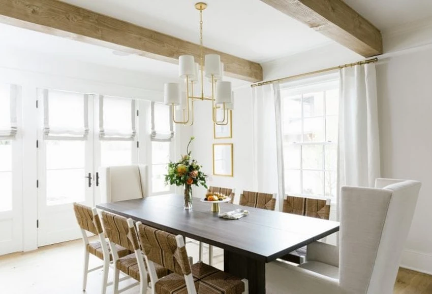 Quincy Basketweave Dining Chair, Black Pottery Barn Havenly