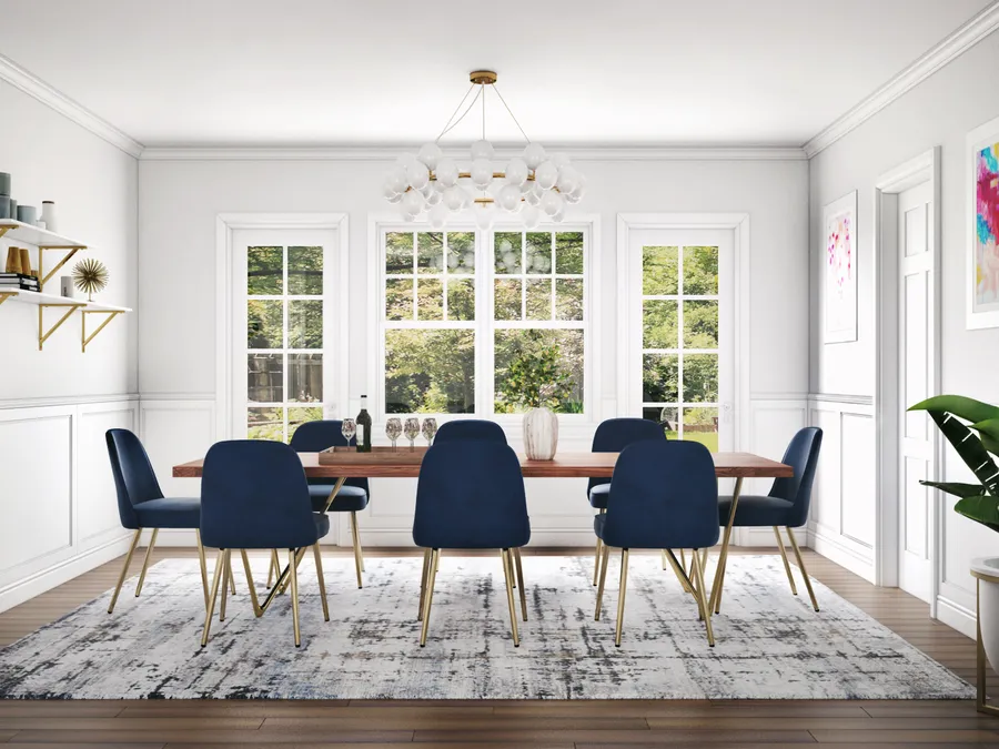 Dining Room · Glam designed by Stephanie