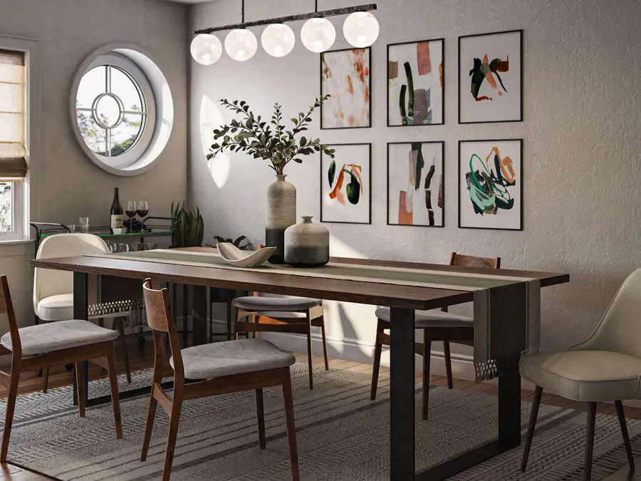 Dining Room · Modern designed by Katie