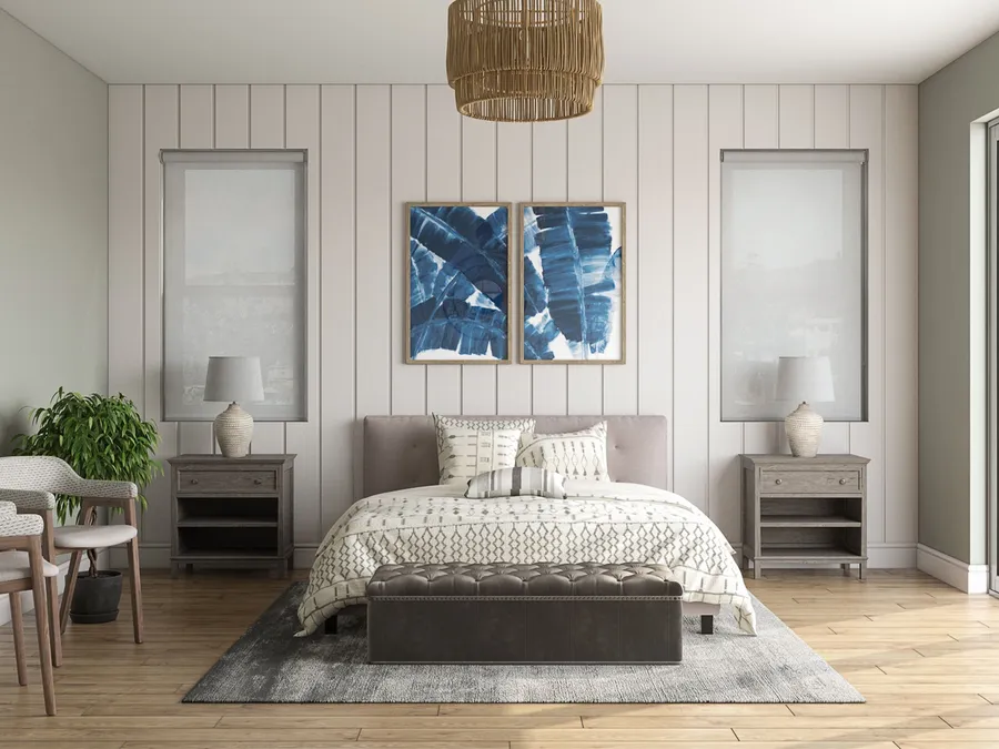 Bedroom · Coastal designed by Caitlin